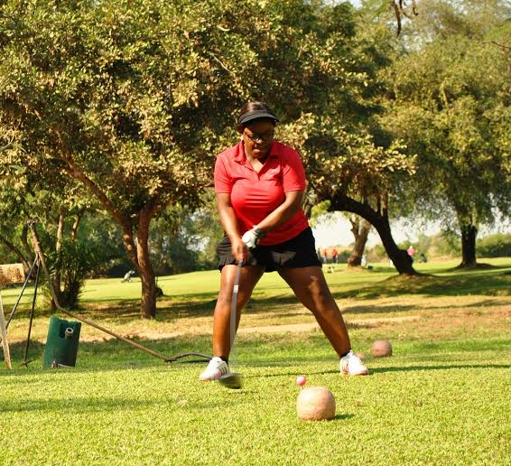 Playing at Nchalo golf course.- Photo Jeromy Kadewere