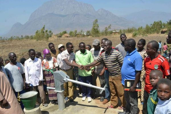 Presenting the borehole to the community