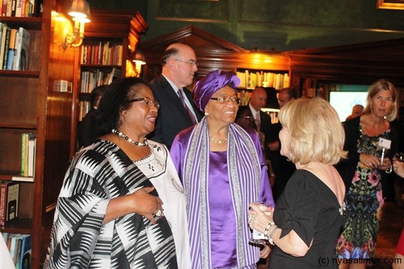 President Banda, President Sirleaf and Ann Gloag