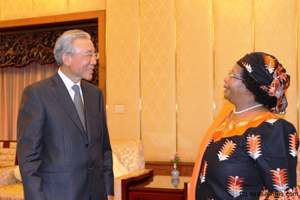 President Banda meets Huawei Technologies Vice President