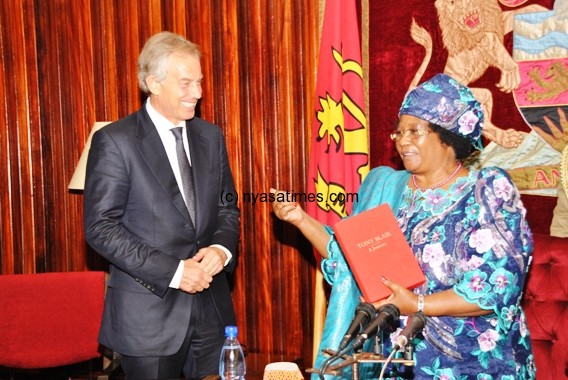 President Banda has had the help of Blair's AGI