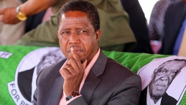 President Edgar Lungu: Re-elected