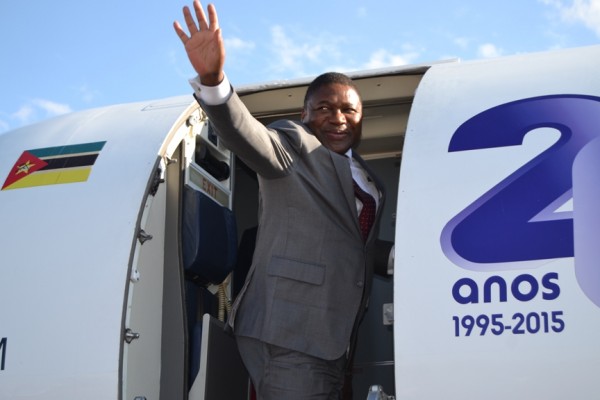 President Filipe Nyusi of Mozambique, departs for his home state via Kamuzu International Airport after a one day visit-(c) Abel Ikiloni, Mana