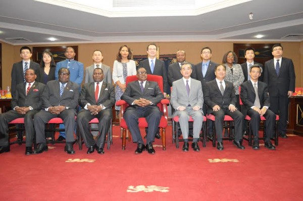 President Mutharika , Malawi government top official and Chinese powerful delegation at Kamuzu Palace