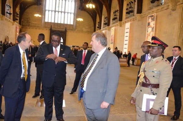 President Mutharika at Westminster