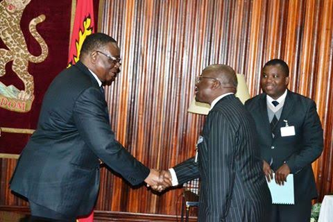 President Mutharika congratulates Chief Justice Nyirenda