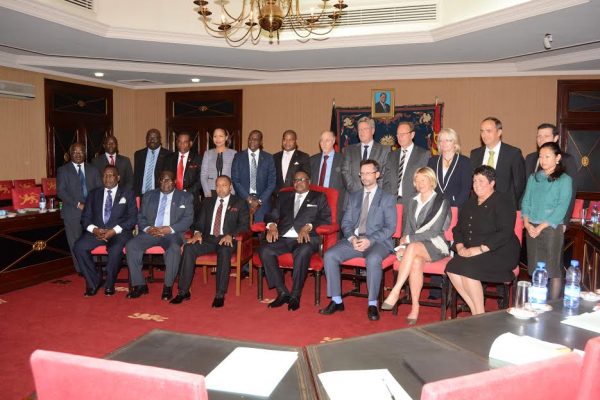 President Mutharika had photo opportunity with donors