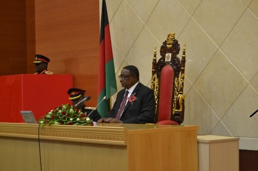 President Mutharika opens the 46th Session of Parliament  in Lilongwe-Pic. by Abel Ikiloni Mana