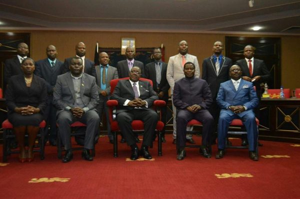 President Mutharika with Assemblies of God clerics