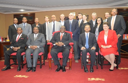 President Peter Mutharika in a group photo with United States of America Energy  Sector Investors - Pic by Stanley Makuti