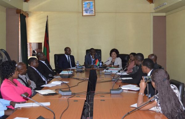 Press conference on land reforms at Central Office of Information (C)Stanley Makuti