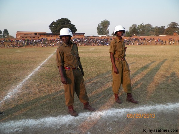 Prison Warders assisted in providing security, Pic Leonard Sharra, Nyasa Times