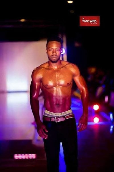 RVK Africa Fashion festival male model.