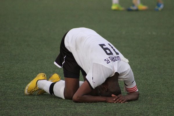 Reaction after their defeat...Photo Jeromy Kadewere