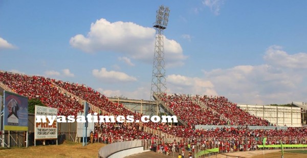 Red-packed Kamuzu stadium -.Photo Jeromy Kadewere