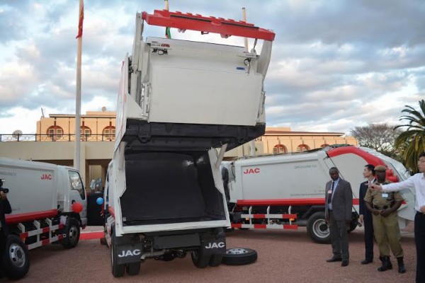 Refuse collection trucks donated to BEAM