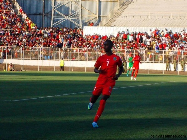 Robin Ngalade celebrating his goal....Photo Jeromy Kadewere