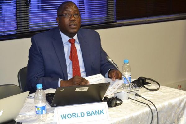 Ronald Mutasa representing the World Bank
