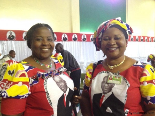 MP Jean Sendeza (R) was Director of Ceremonies at the MCP convention
