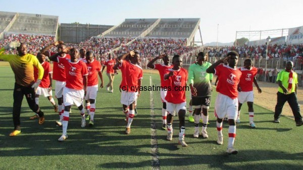 Salute Bullets, we  are champions. -Photo by Jeromy Kadewere, Nyasa Times