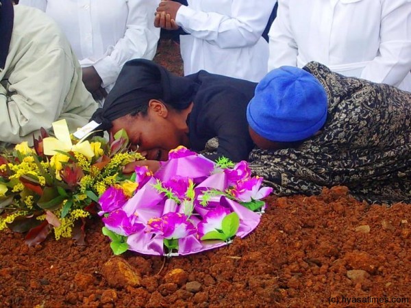 In tears when laying her wreath.....Photo Jeromy Kadewere