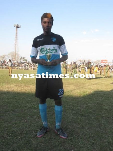 Silver's Duncan Nyoni was voted man-of the match, Pic Alex Mwazalumo