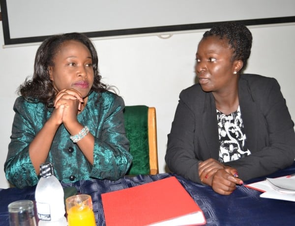 Solicitor General, Dr. Janet Banda SC. with Ombudsman, Mrs. Martha Chizuma Mwangonde at the Ministry of Justice`s Training workshop at River Side Hotel in Lilongwe--(c) Abel Ikiloni, Mana