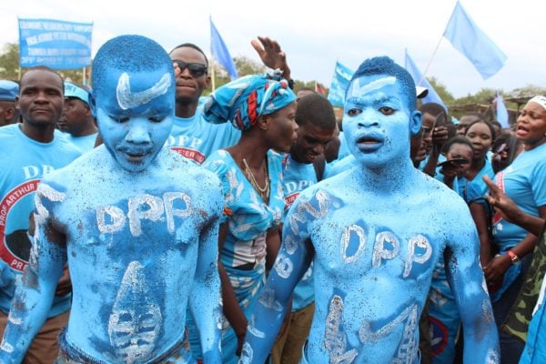 Some of the DPP supporters at the rally (C)Stanley Makuti