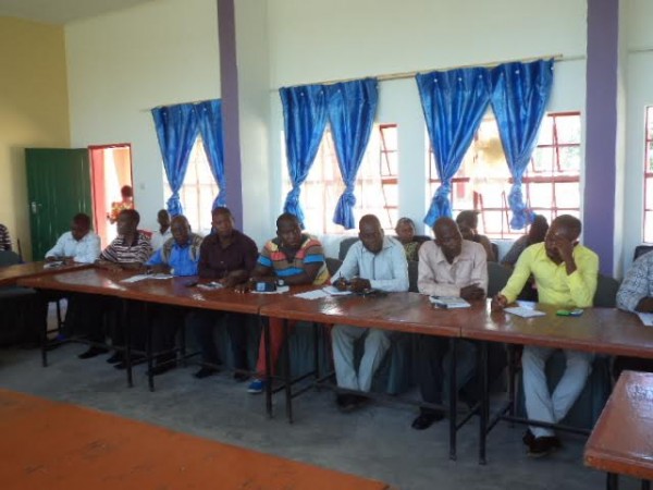 Some of the councillors who form Mangochi Town Council-. Pic Arnold Namanja