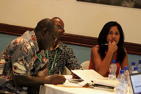 Some of the country representatives at the ADRA training in Blantyre. Photo by Kimpho Loka