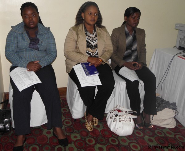 Some of the participants to the training- Photo by Lucky Mkandawire, Nyasa Times.
