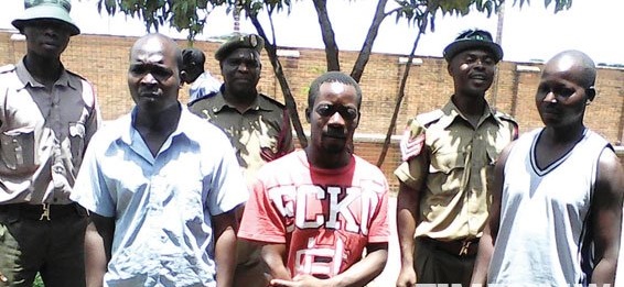 Some of the suspects paraded  by Police