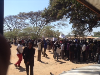 Karonga residents who protested