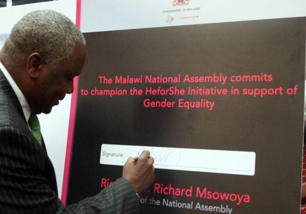 Speaker Msowoya commits