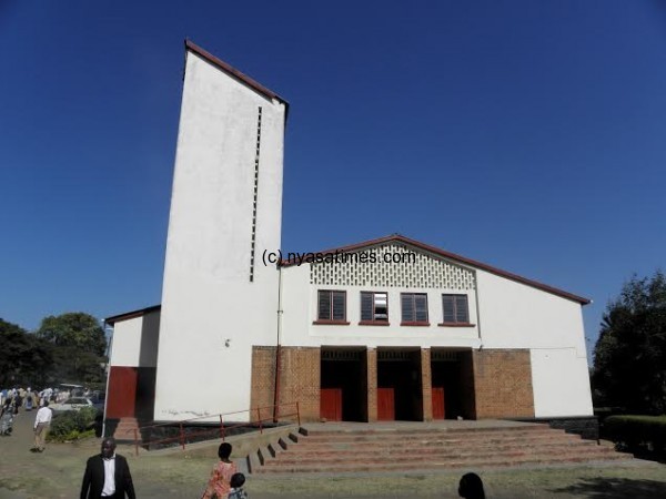 St Pius Catholic Church in Blantyre- Pic Lucky Mkandawire