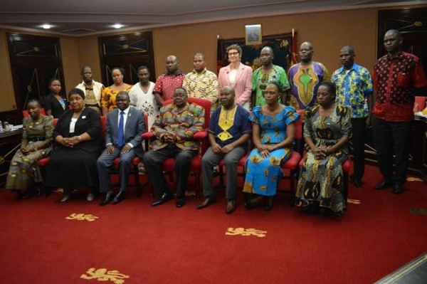 State House photo opportunity with President Mutharika