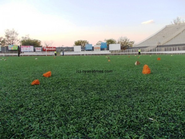 Stones on the pitch....Photo Jeromy Kadewere