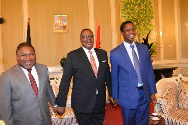 Successfull meeting: Mutharika, Lungu and Nyusi