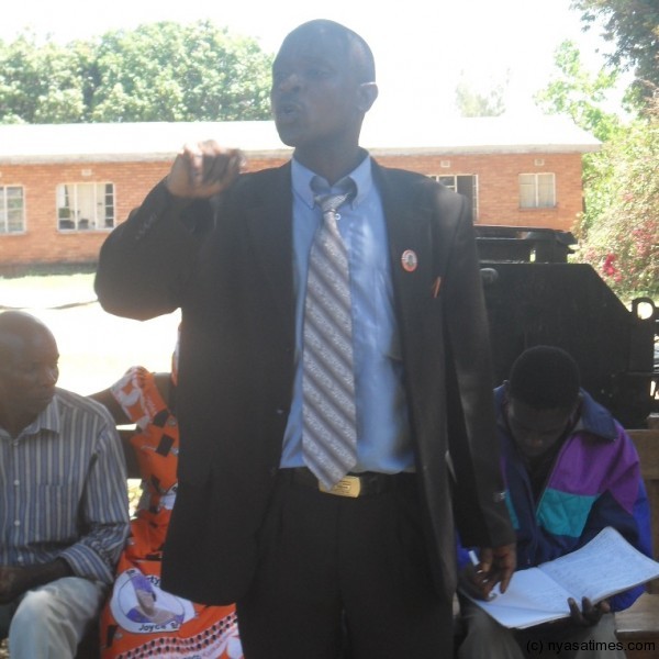 Dickens Tchuwa: To face Kasambara in PP primary polls