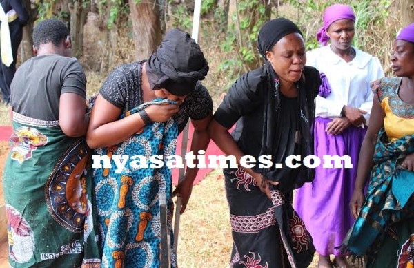 Tears from family members...Photo Jeromy Kadewere