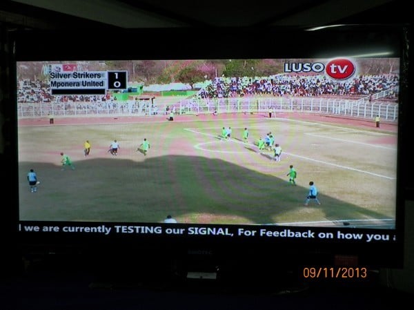 Testing testing, Luso TV beams Silver, Mponela match, Pic Leonard Sharra