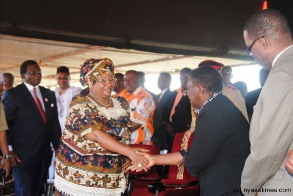 The Acting Chief Justice Anastanzia Msosa was also there