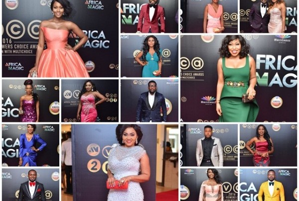 The Stunning Red Carpet Photos From African Magic Viewers Choice Awards