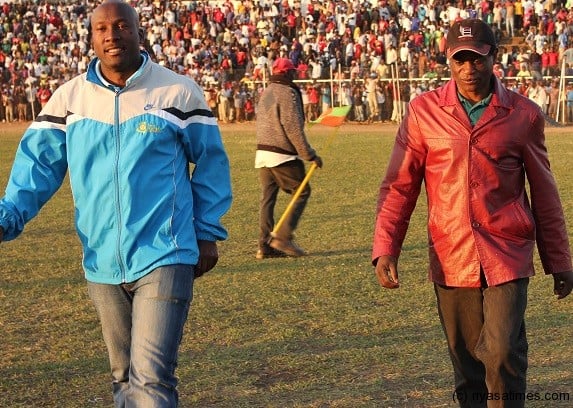 The Winning coaches for Silver : Ndawa (R) and his assistant Nundwe
