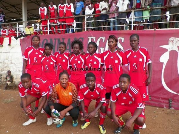 The champs pose for Nyasa  Times