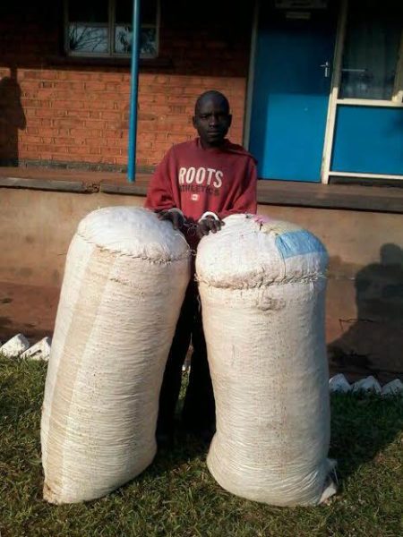 The convict with his two bags of Chamba