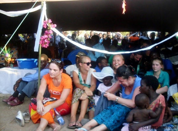 The event was not only attended by the locals Europeans were also there in solidarity. Photos by Lucky Mkandawire.