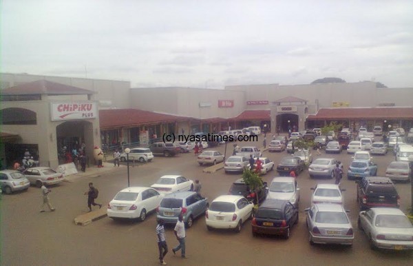 The heart of Lilongwe city shopping centre, Lilongwe Shopping Mall.