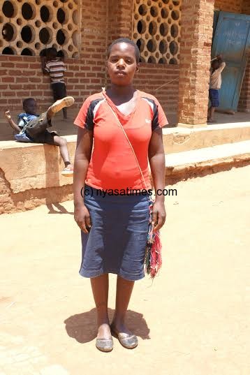 The rescued girl from commercial sex woker Neva Kalawo