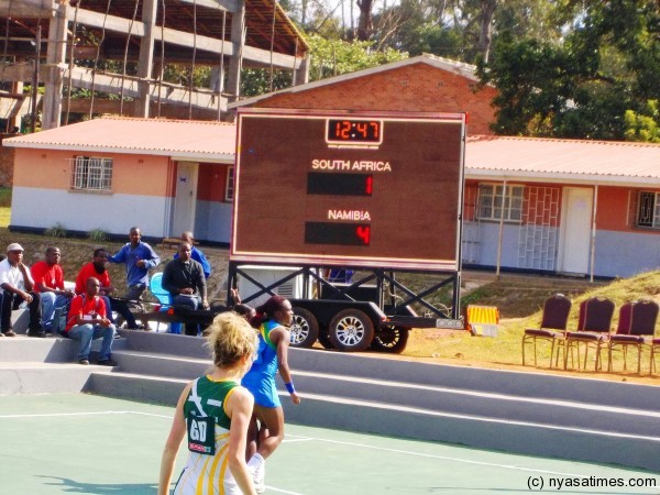 The score board ....Photo Jeromy Kadewere